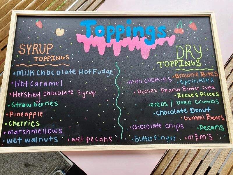 Mermaid's Dream Ice Cream - North Myrtle Beach, SC menu_pic