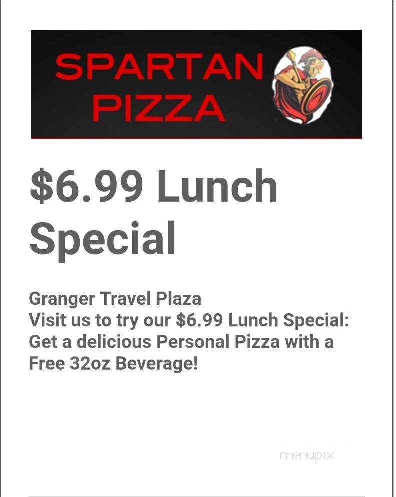 Spartan Pizza - Granger, WA menu_pic
