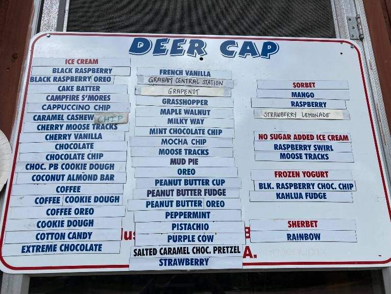 Deer Cap Ice Cream - Ossipee, NH