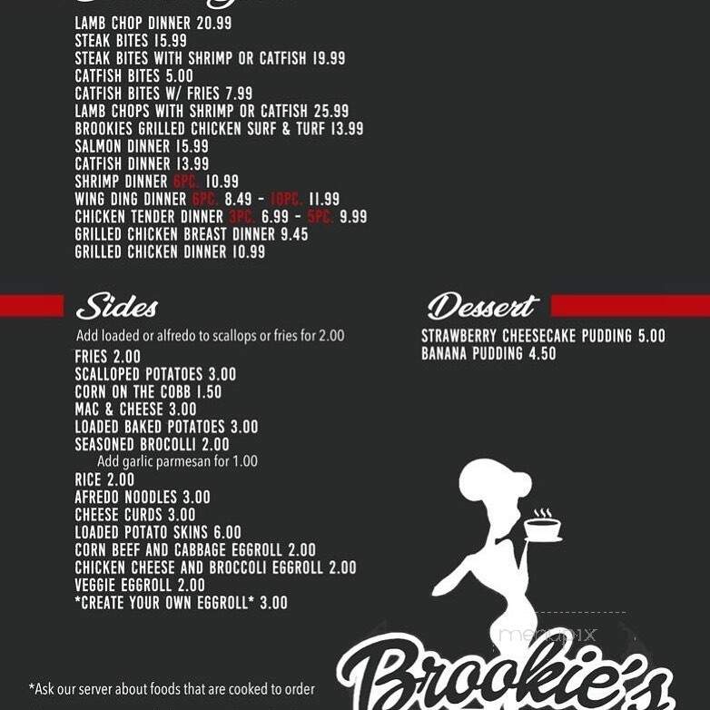 Brookies Cafe - WAYNE, MI menu_pic