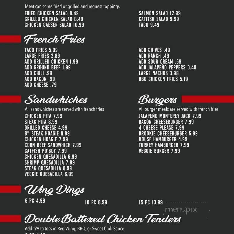 Brookies Cafe - WAYNE, MI menu_pic