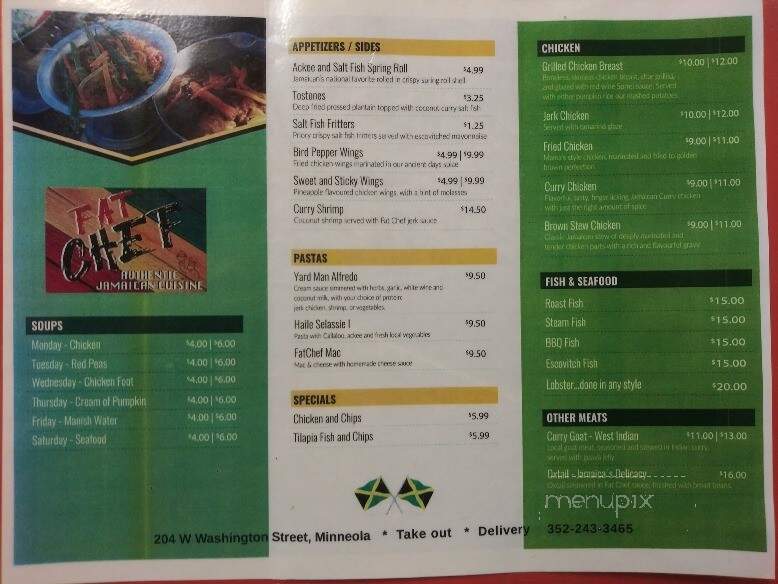 Fat Chef Authentic Jamaican Cuisine - Minneola, FL