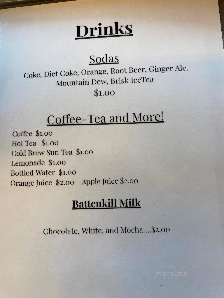 Amy's Country Kitchen - Cambridge, NY menu_pic
