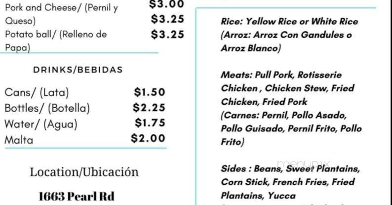 Nono's Happy Kitchen - Brunswick, OH menu_pic