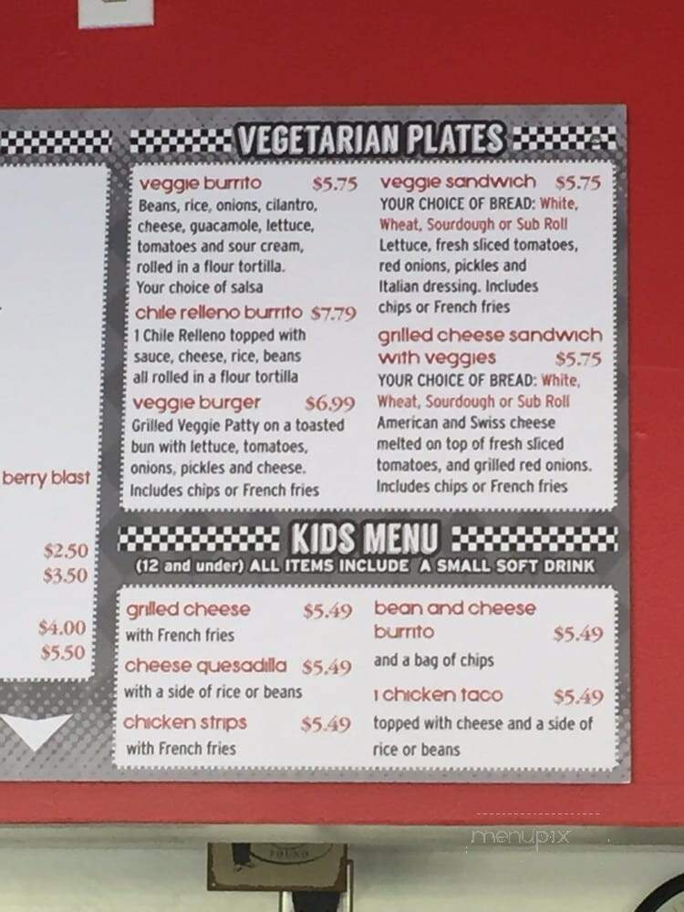 Esparza Family Restaurant - Trona, CA menu_pic