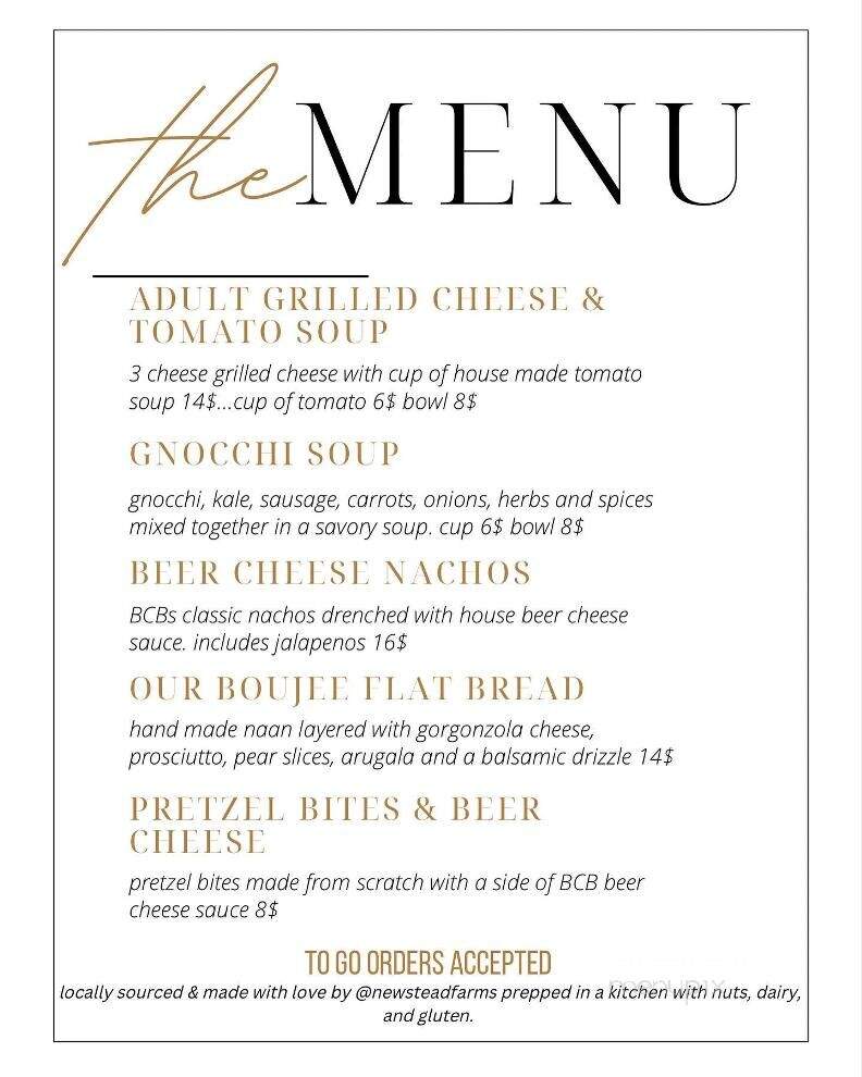 Black Canyon Brewing - Emmett, ID menu_pic