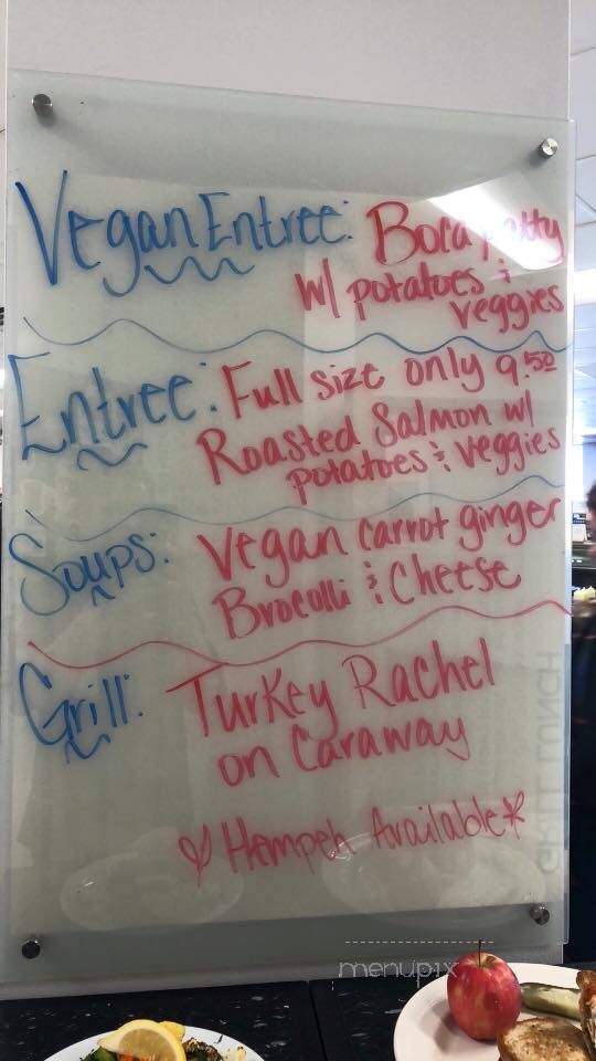 Cafe Organica - Blaine, MN menu_pic