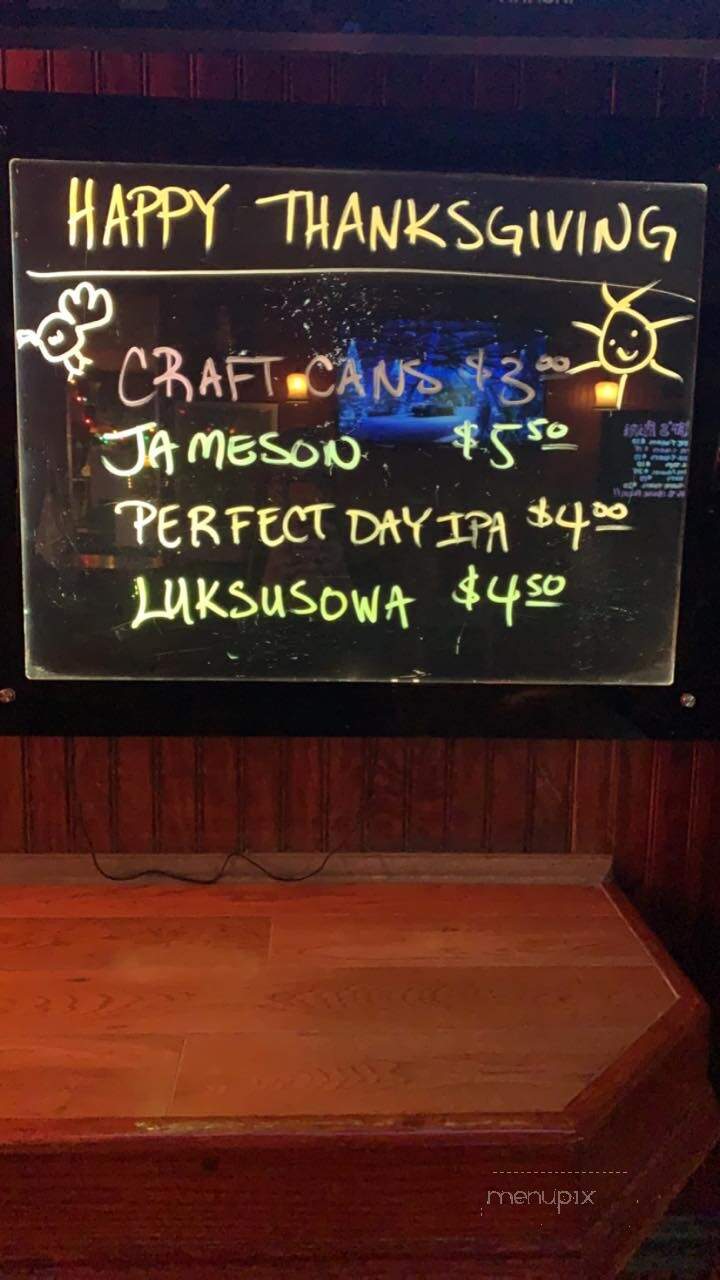 Frazier's Tavern - Asheville, NC menu_pic