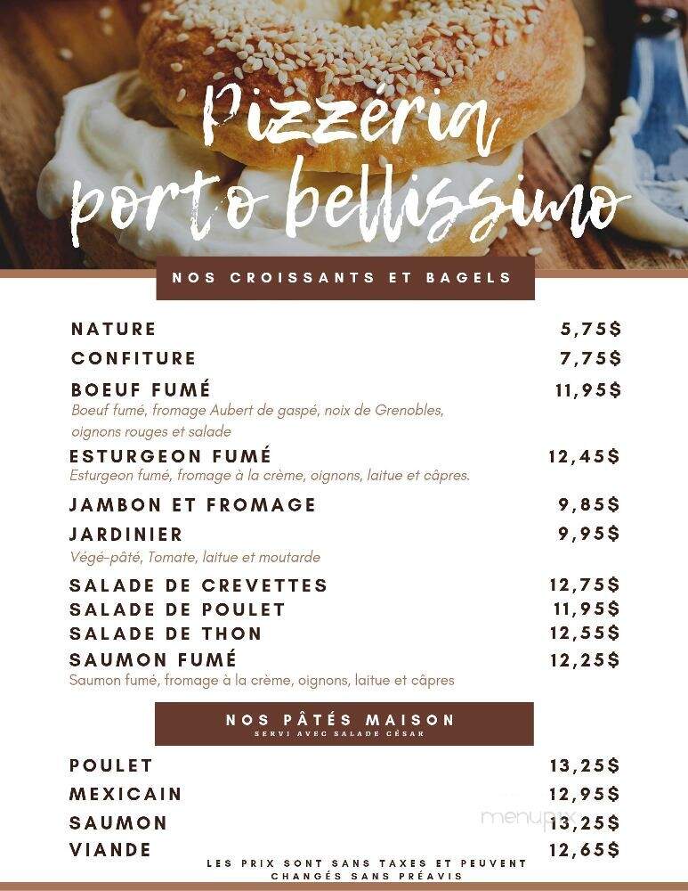 Restaurant Porto Bellissimo - Saint-Jean-Port-Joli, QC