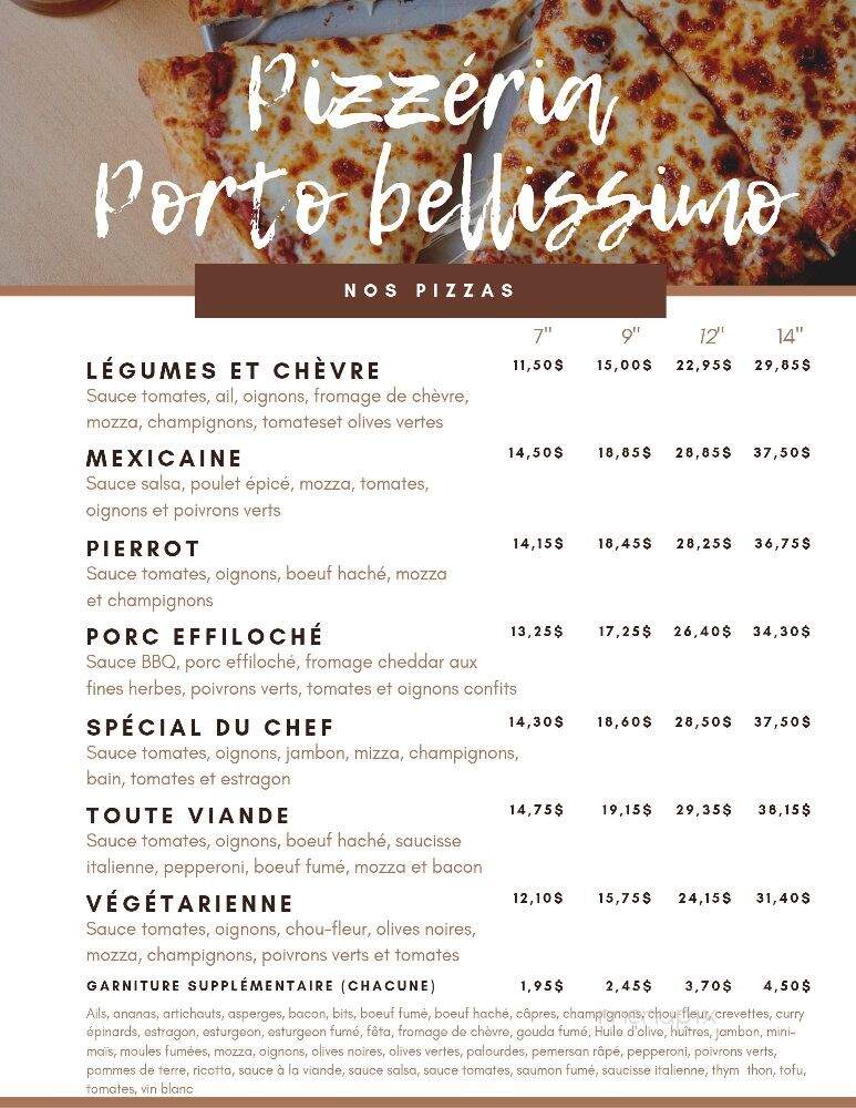 Restaurant Porto Bellissimo - Saint-Jean-Port-Joli, QC