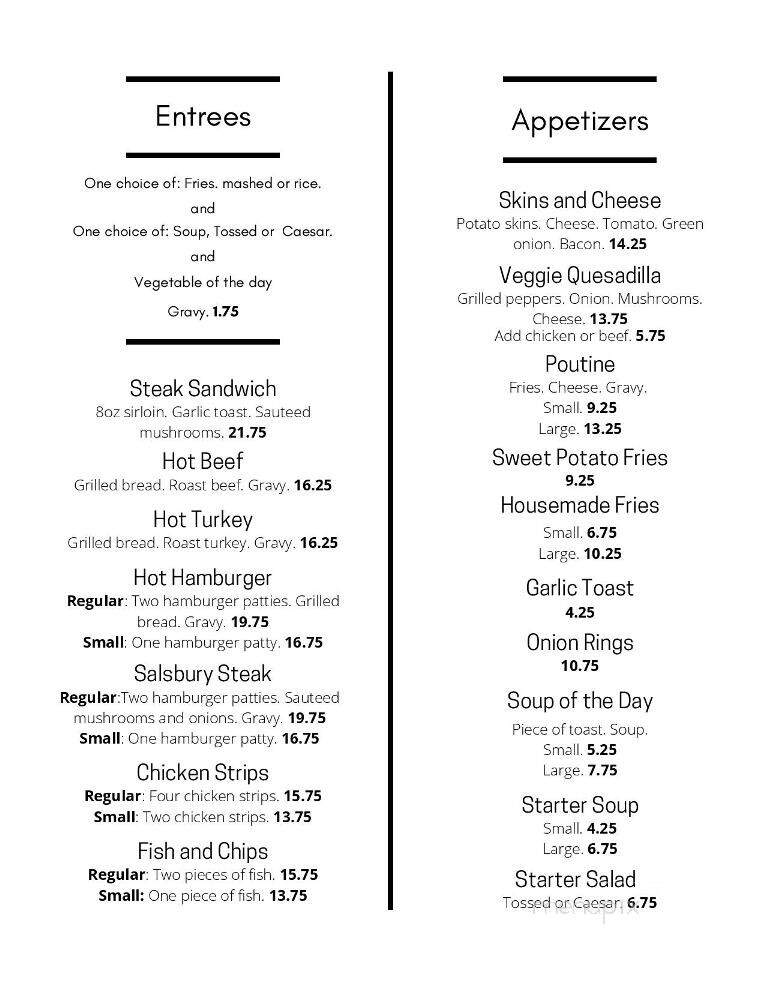 Veroba's Family Restaurant - Moose Jaw, SK menu_pic