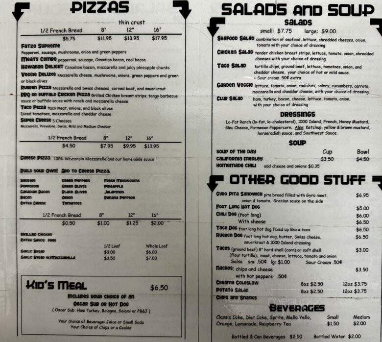 Fatzo's Sub & Pizza Shop - Green Bay, WI