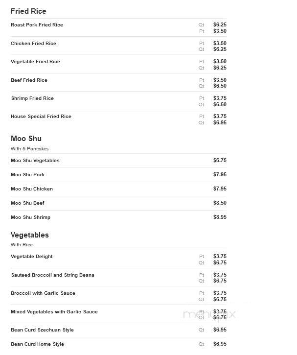 Lin's Garden - Menomonee Falls, WI menu_pic