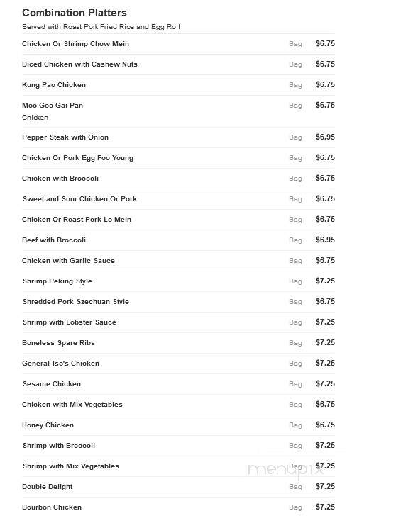 Lin's Garden - Menomonee Falls, WI menu_pic