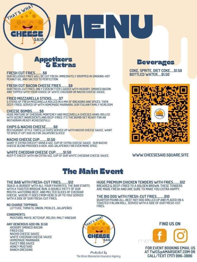 Lil Debi's High Street Brews - Gettysburg, PA menu_pic