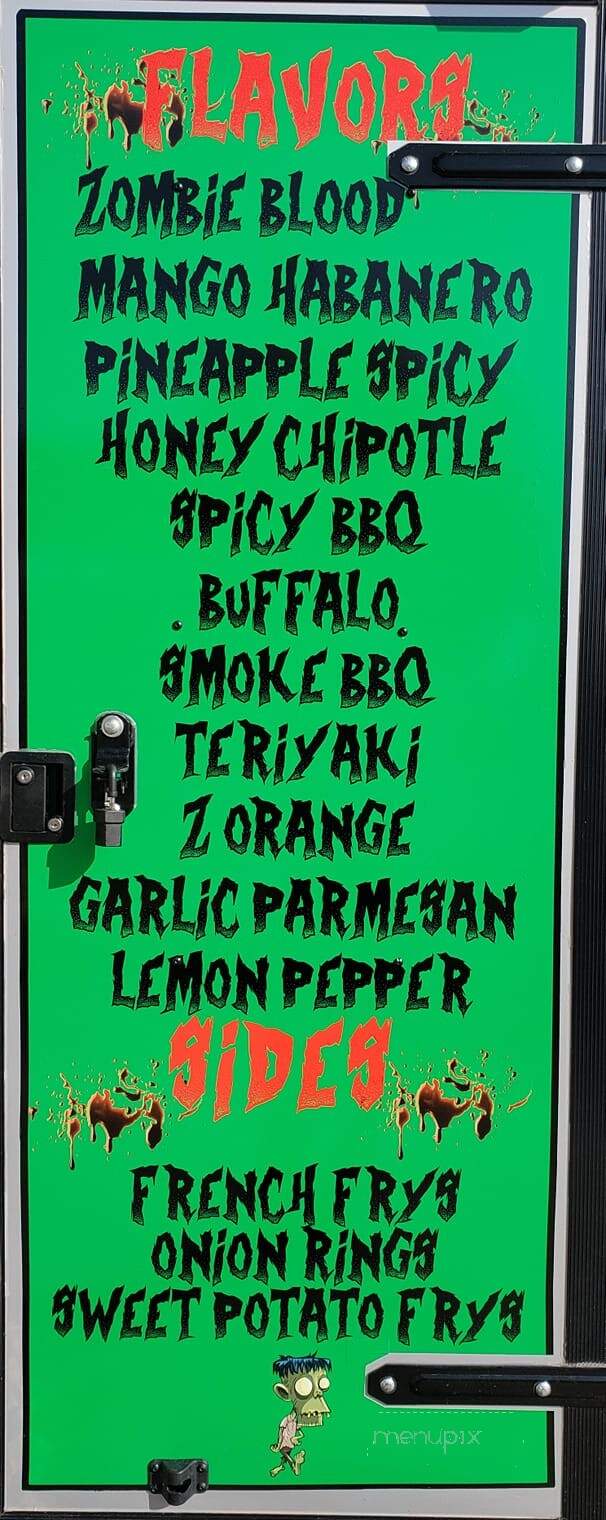 Zombie Wings - Midland, TX menu_pic
