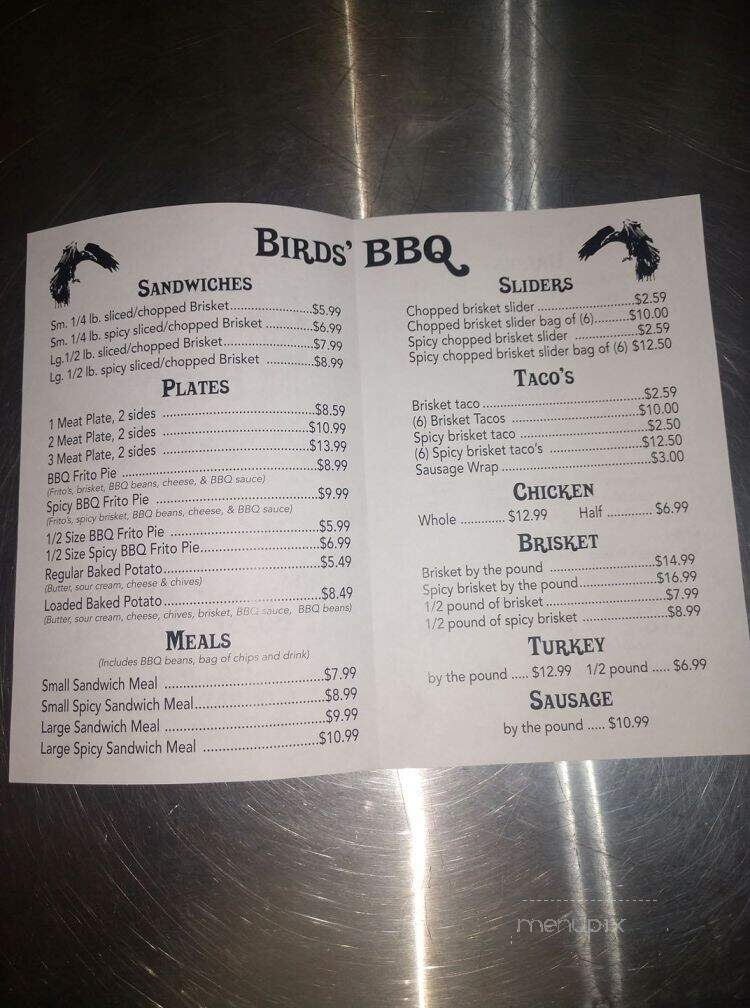 Birds BBQ - Burnet, TX