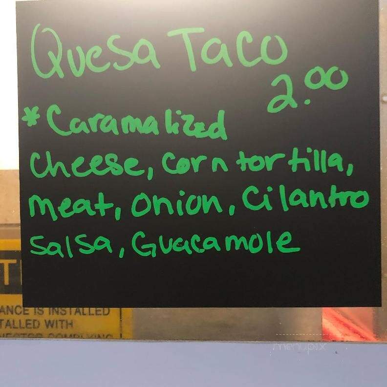 Chilango's Tacos - Chico, CA menu_pic
