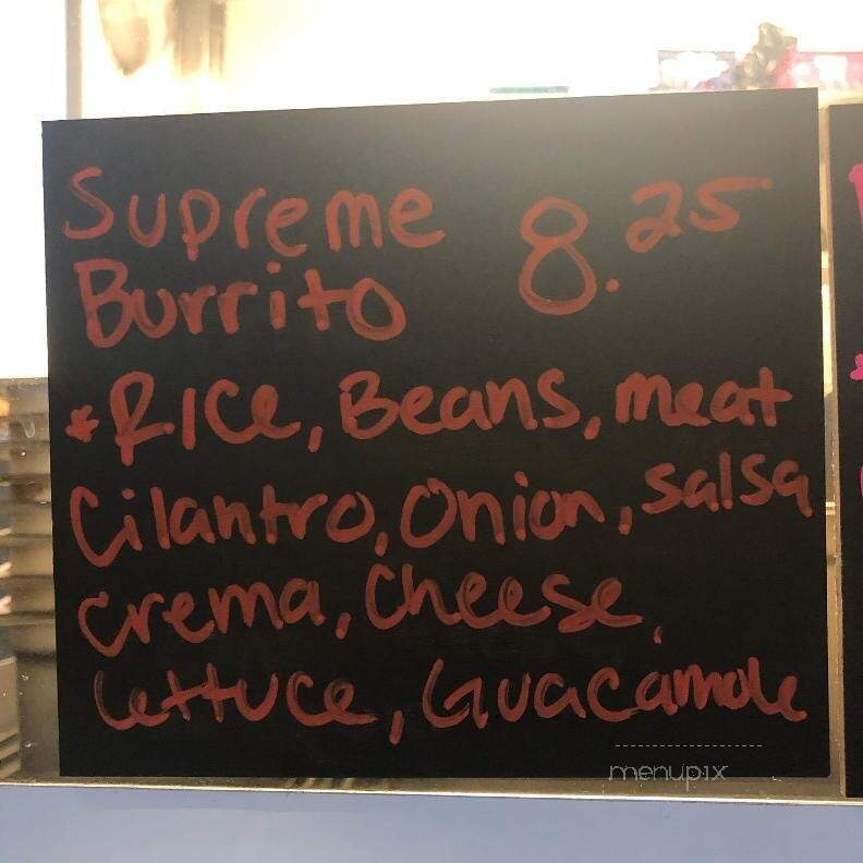 Chilango's Tacos - Chico, CA menu_pic