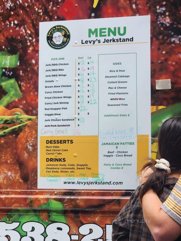 Levys Jerkstand - Knightdale, NC menu_pic