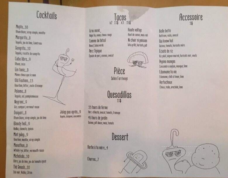 Ananas Mon Amour - Alma, QC menu_pic