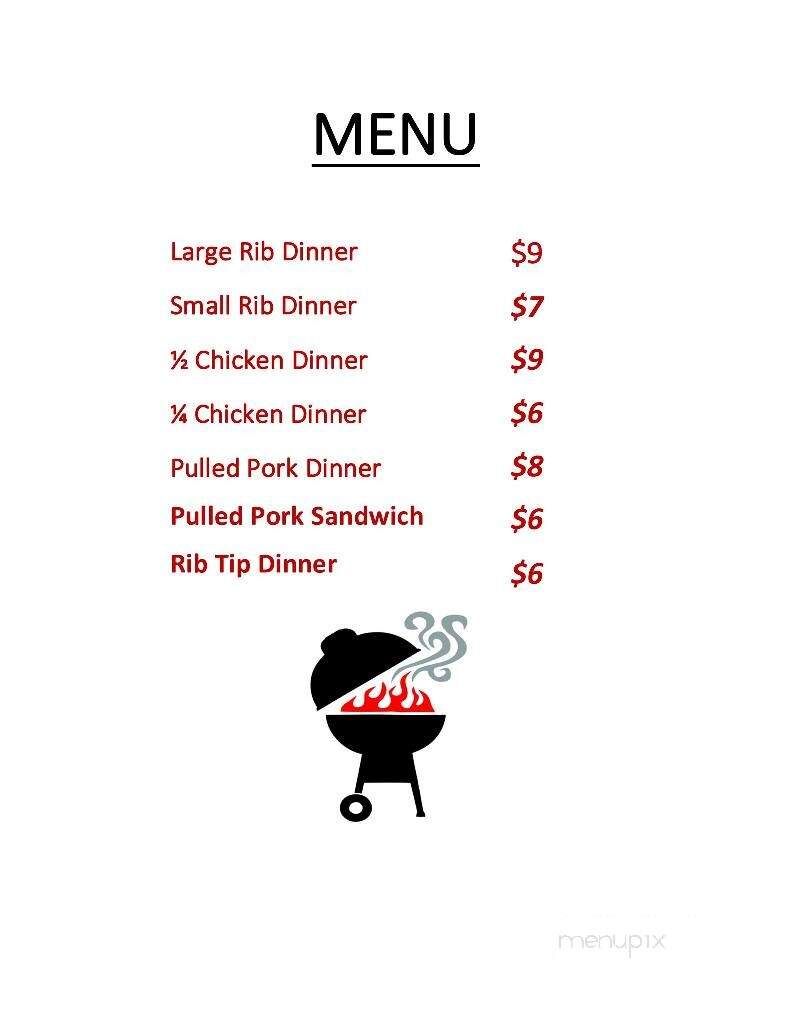 Hodges BBQ - Summit, MS menu_pic