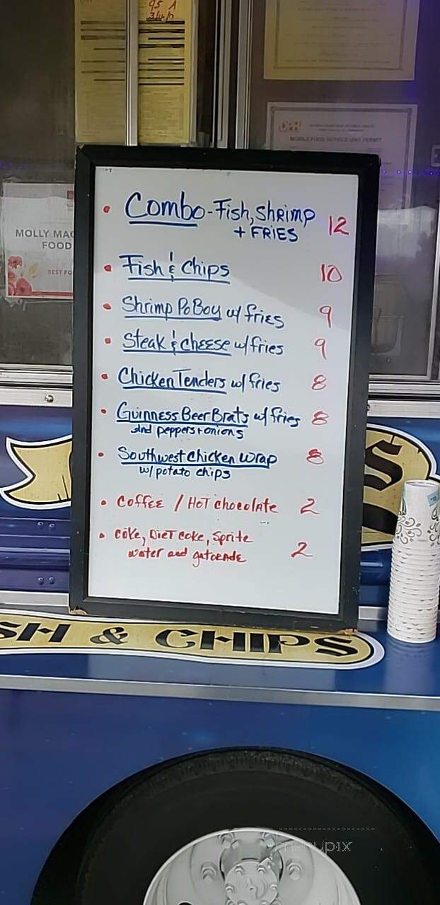 Molly's Fish & Chips n More - Savannah, GA menu_pic