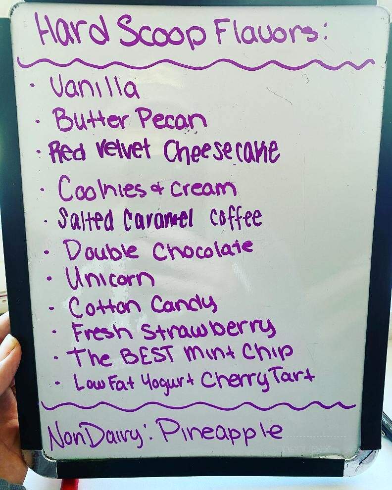 Kristin's Ice Cream Korner - West Kittanning, PA menu_pic