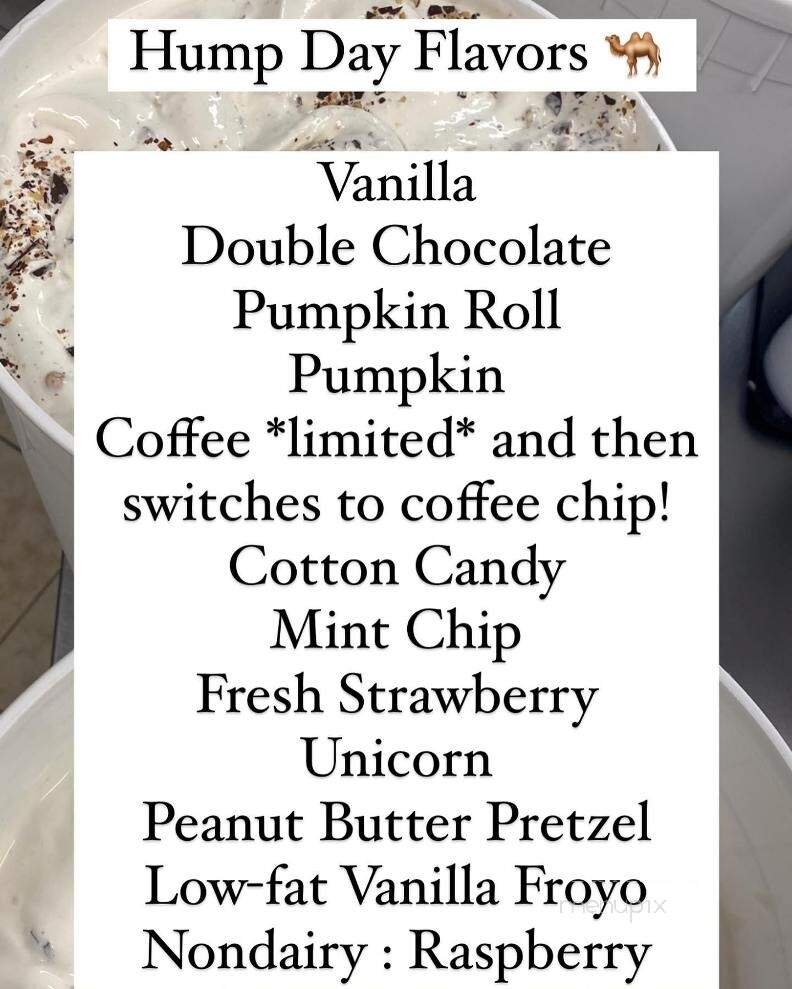 Kristin's Ice Cream Korner - West Kittanning, PA menu_pic