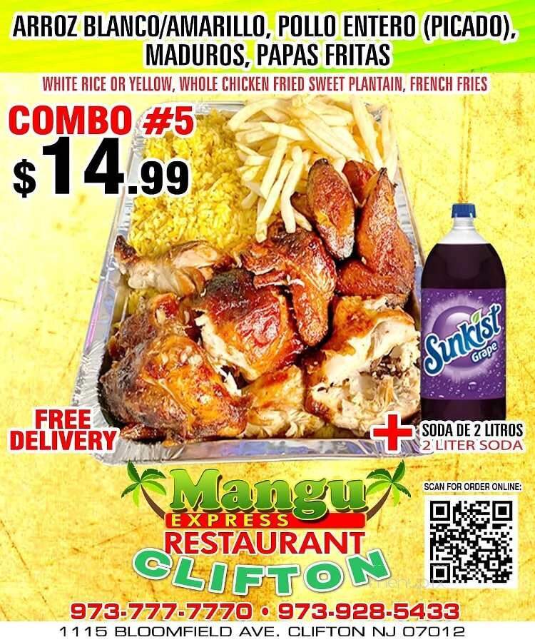 Mangu Express Clifton - Clifton, NJ menu_pic