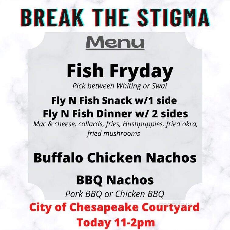 Dula's Fish on the Fly - Chesapeake, VA menu_pic