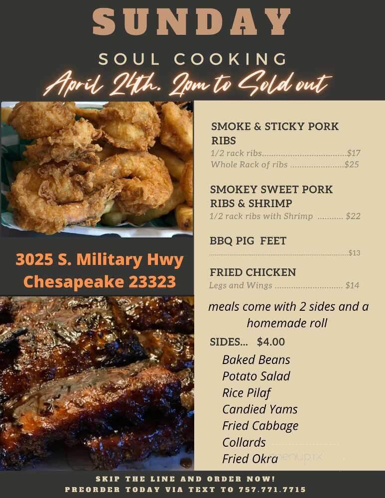 Dula's Fish on the Fly - Chesapeake, VA menu_pic