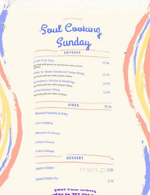 Dula's Fish on the Fly - Chesapeake, VA menu_pic