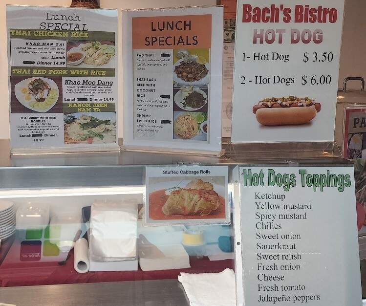 Bach's Bistro - Blauvelt, NY menu_pic