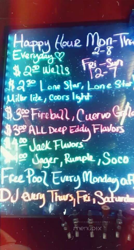 Sugartimes Lounge - San Antonio, TX menu_pic
