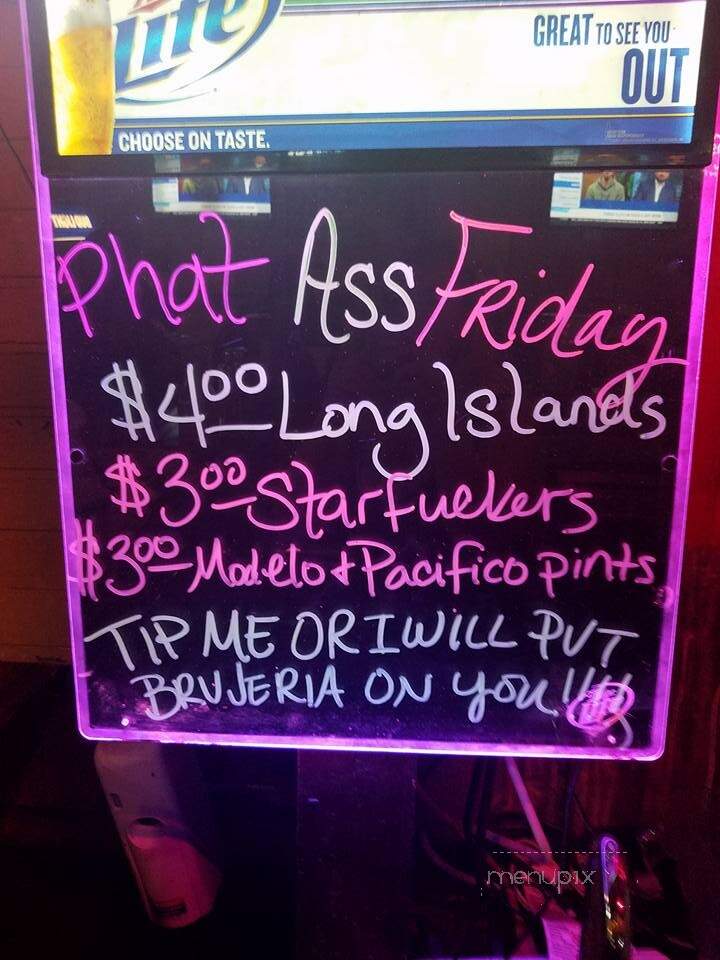 Sugartimes Lounge - San Antonio, TX menu_pic