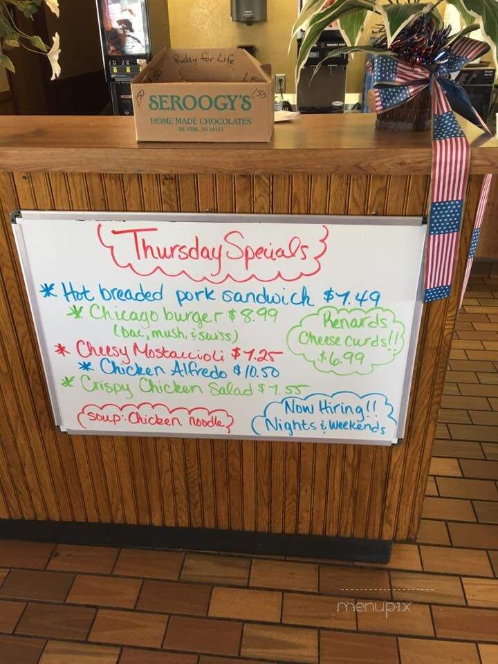 Betsy Ross Family Restaurant - Sturgeon Bay, WI menu_pic