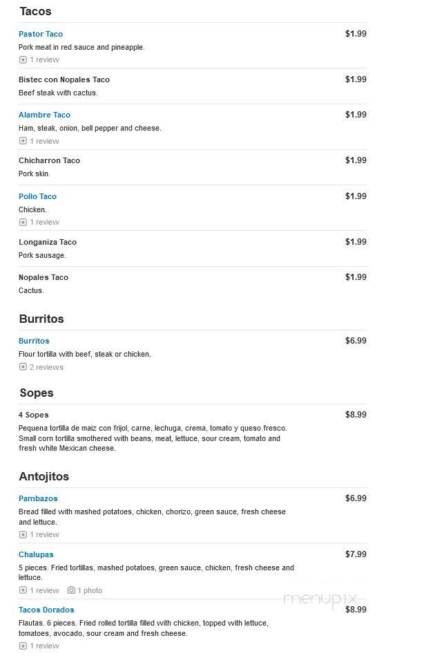 Marcellas Restaurant - Clearwater, FL menu_pic