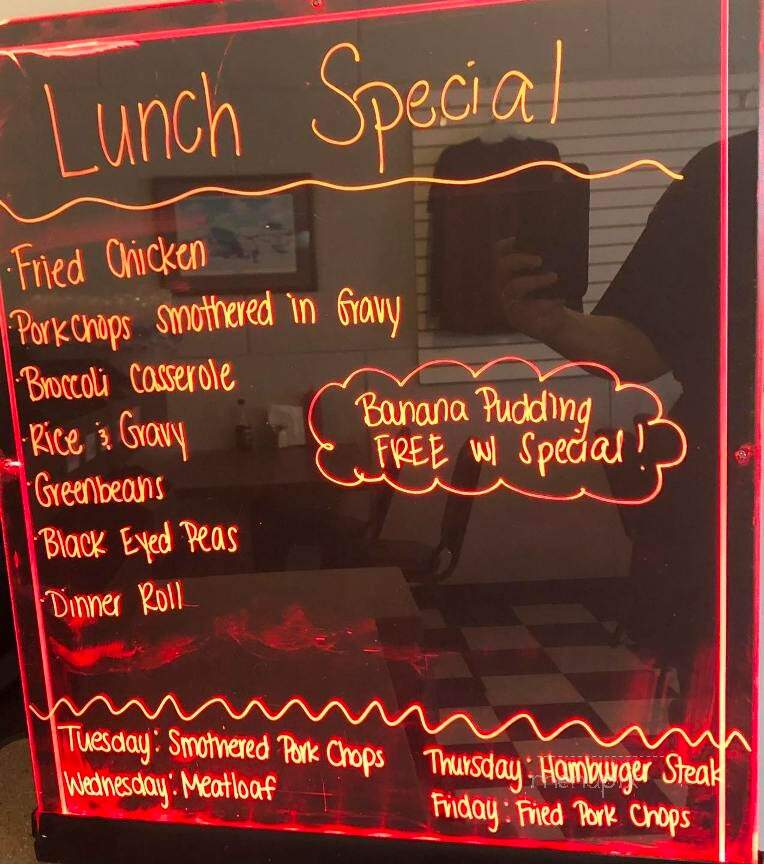 Linda's Grill - Pinewood, SC menu_pic