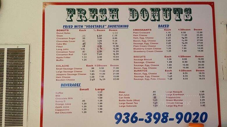 Fresh Donuts - Corrigan, TX