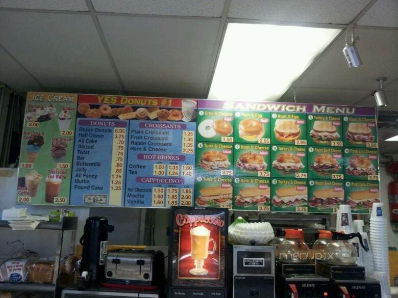 Yes Donuts - Carson, CA menu_pic