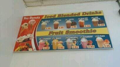 Yes Donuts - Carson, CA menu_pic