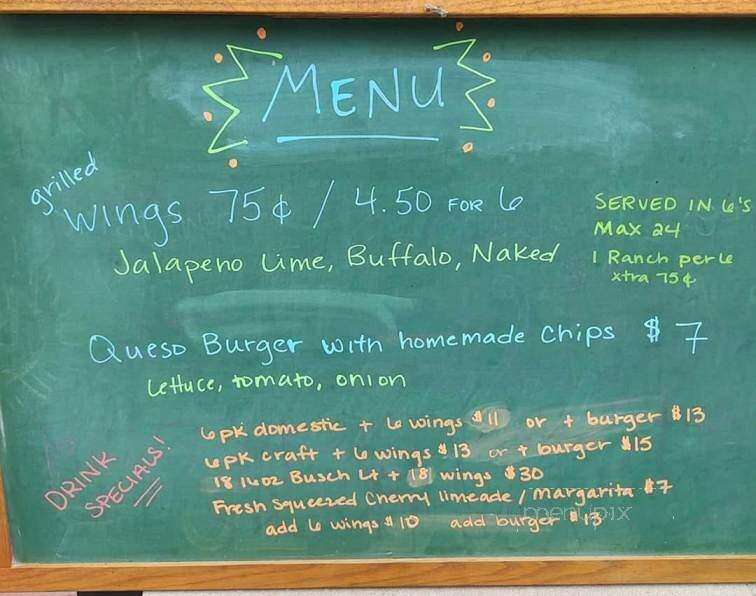 Jack's Bar & Grill - Lincoln, NE menu_pic