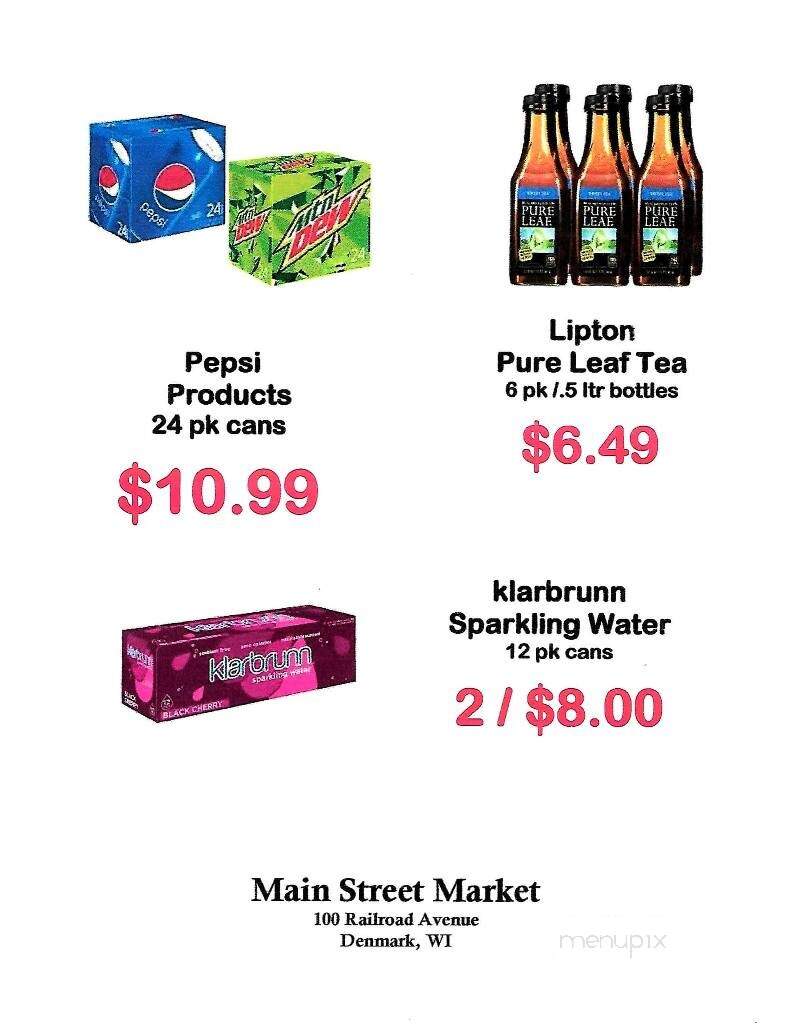 Main Street Market - Denmark, WI menu_pic