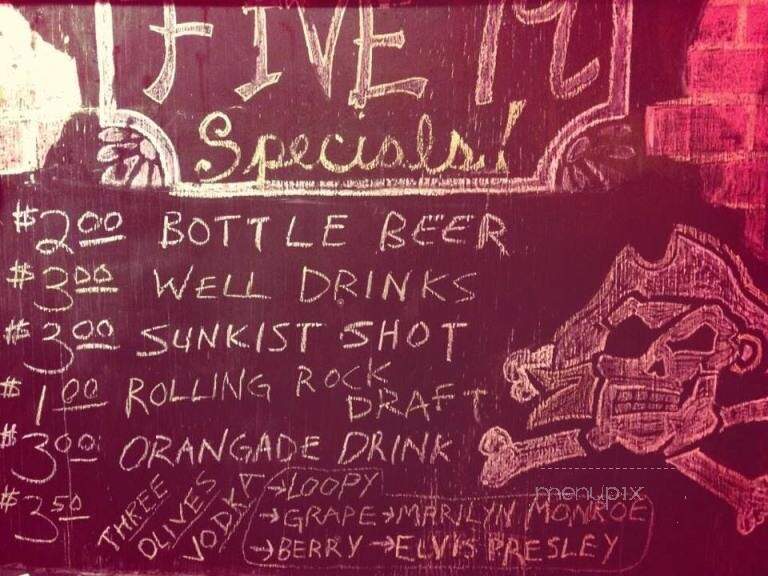 Club 519 - Greenville, NC menu_pic