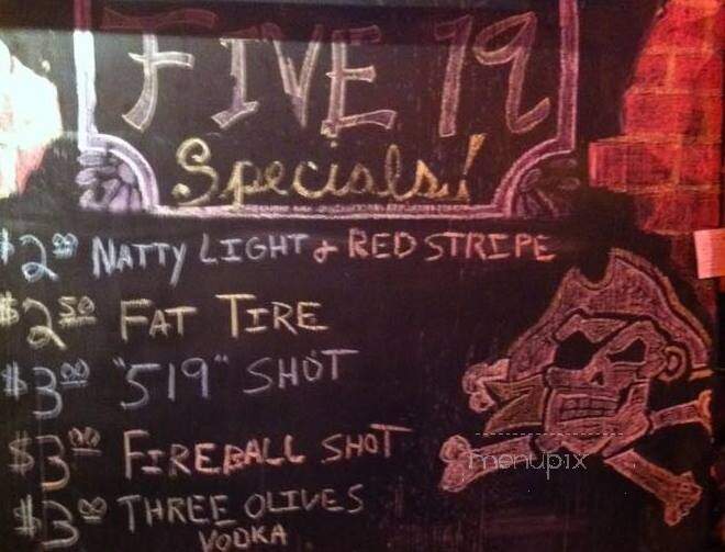 Club 519 - Greenville, NC menu_pic