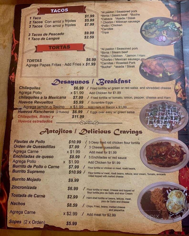 Taqueria Los Primos - Ocoee, FL menu_pic