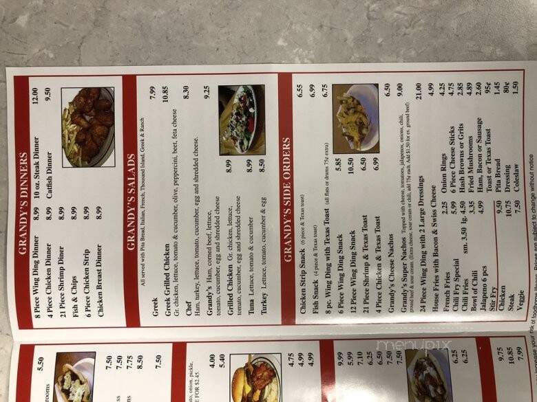 Grandy's Coney Island - Detroit, MI menu_pic