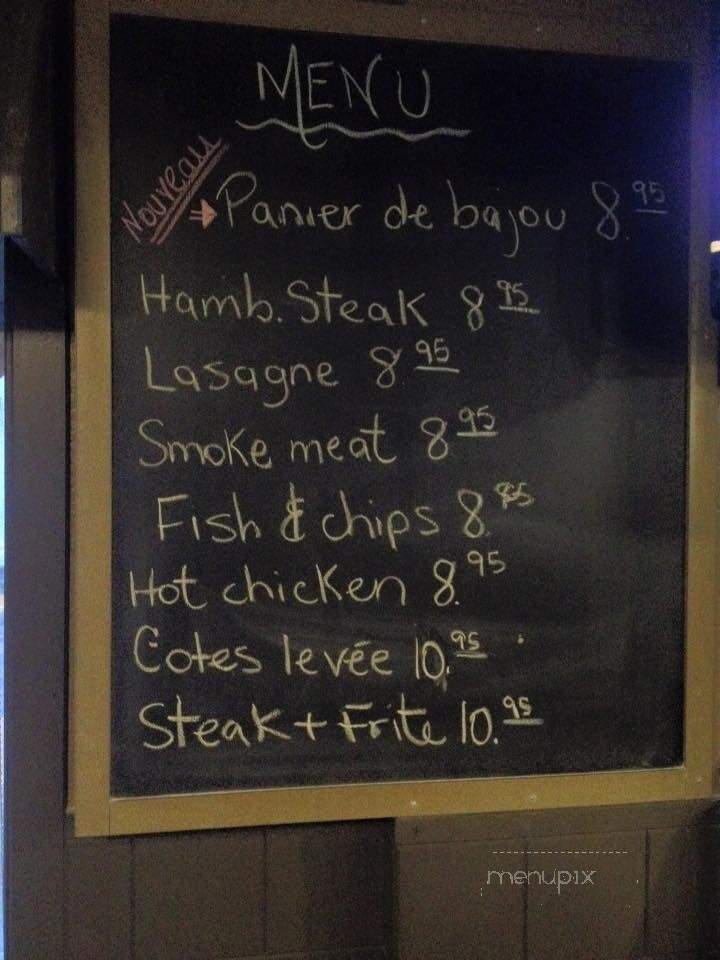 Brasserie La Vieille - Gatineau, QC menu_pic