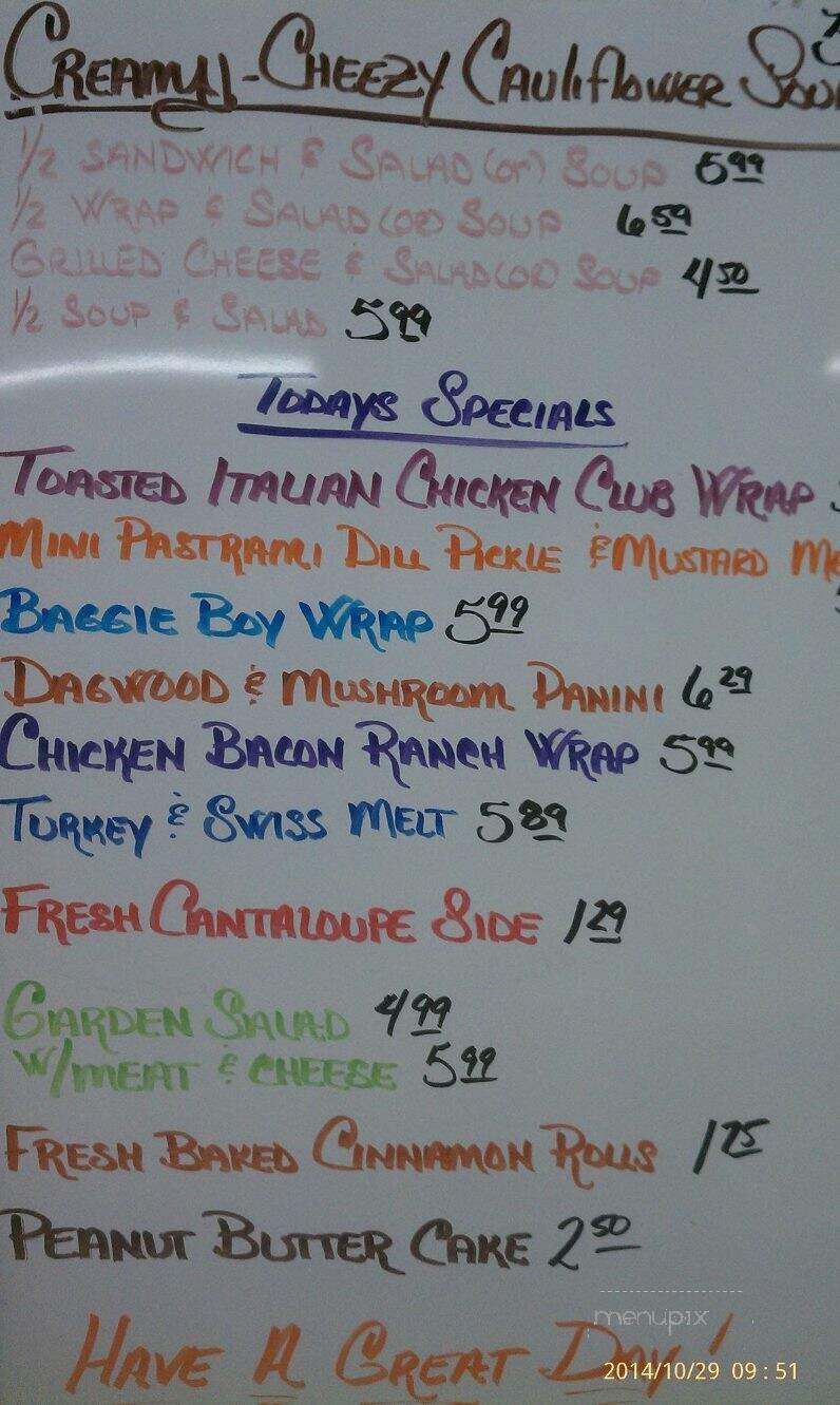 Zimmerman's - Marion, KS menu_pic
